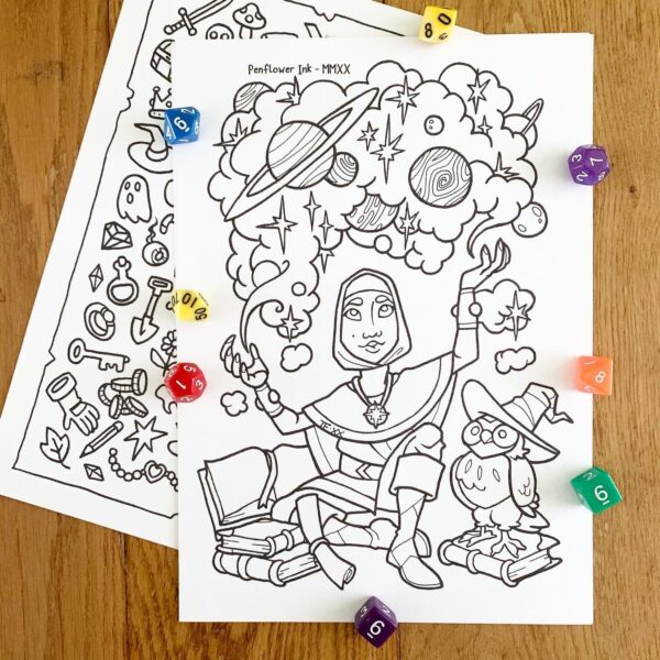 Fantasy Colouring Book - Image 3