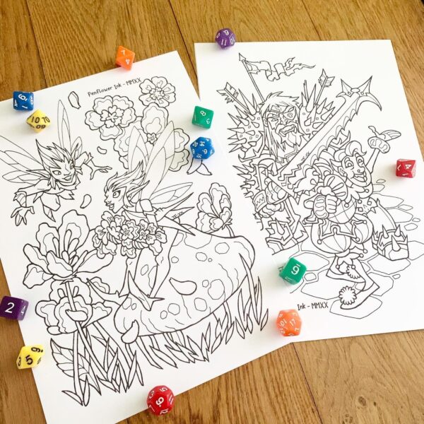 Fantasy Colouring Book - Image 2