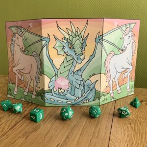 Game Master Screen Dragon & Unicorns.