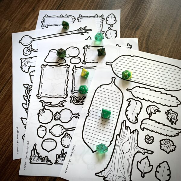 Modular Character Sheet Nature Expansion (Printable) - Image 4