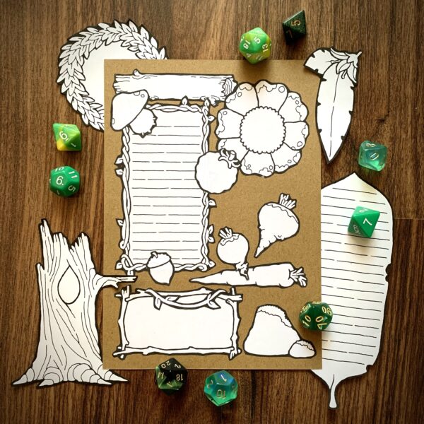Modular Character Sheet Nature Expansion (Printable) - Image 2