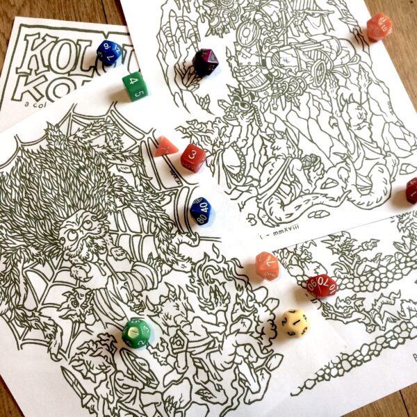 Kolour-in Kobolds Colouring Book - Image 6