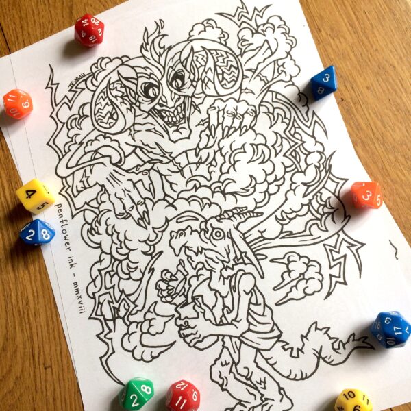 Kolour-in Kobolds Colouring Book - Image 4