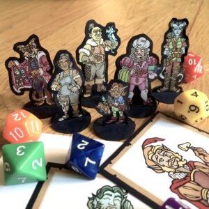 Merchants & Traders NPCs Minis in color