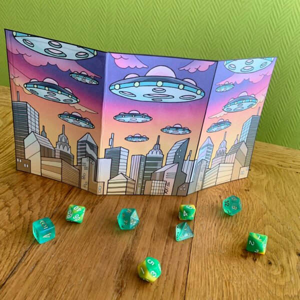 Alien Invasion Game Master Screen  Printable - Image 2