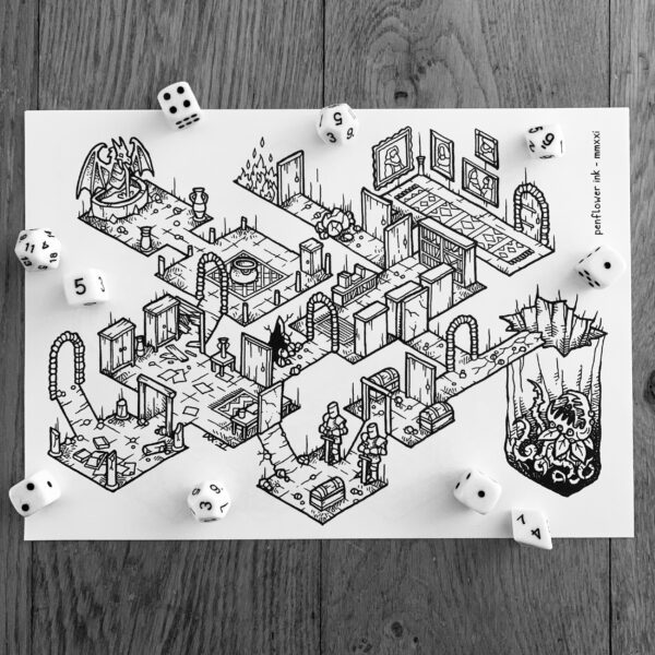 Isometric Map Set wizard sanctum 1