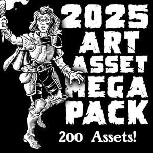 2025 art asset megapack cover image