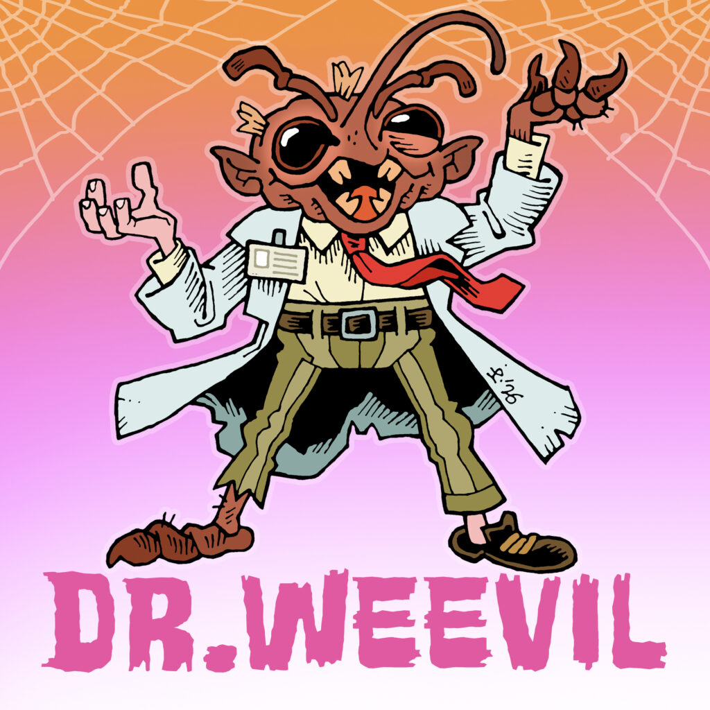 Dr. Weevil the weevil-headed man